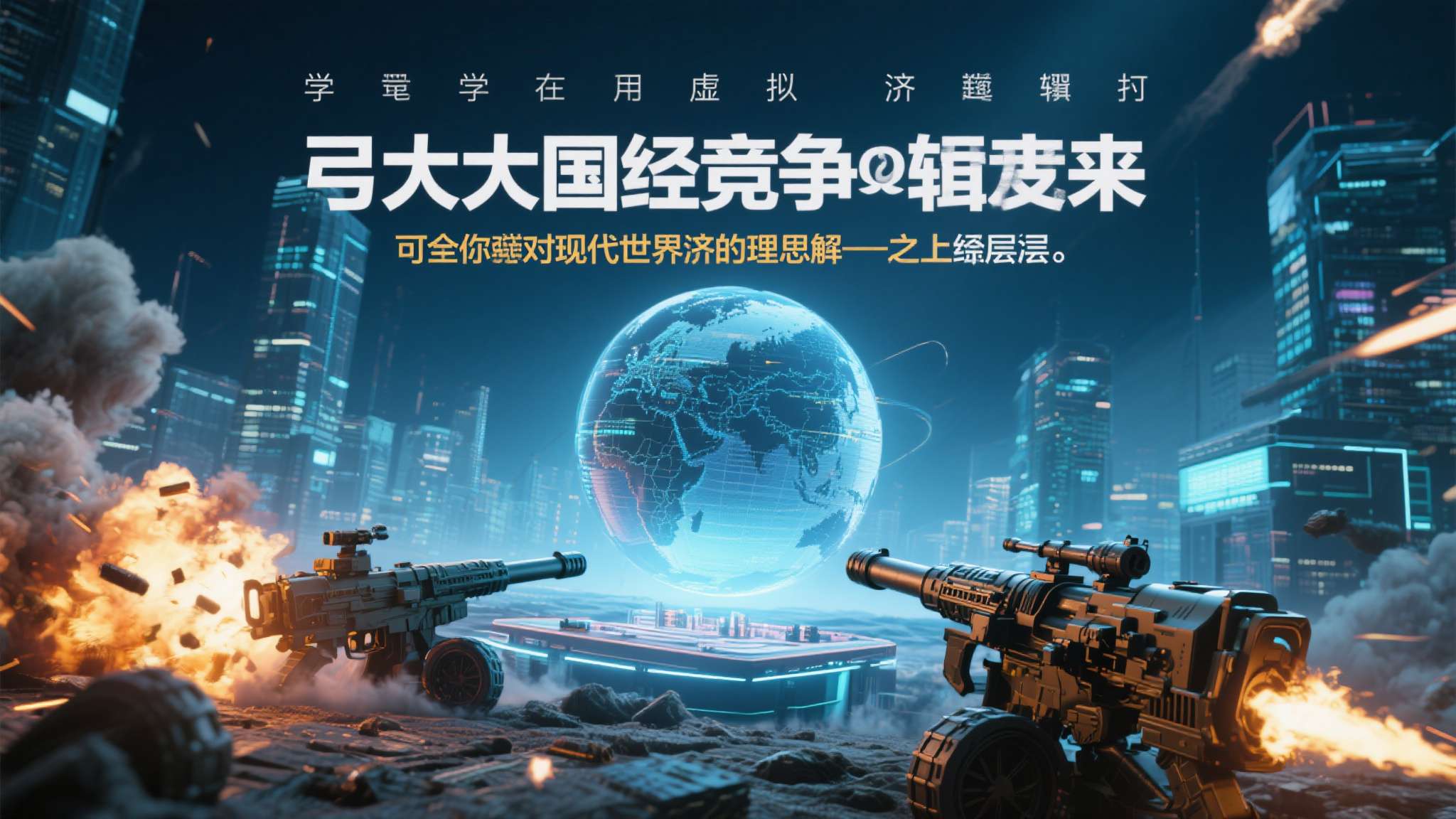 真正的大国竞争，从来不只是炮火的较量。 学会在虚拟世界里用经济逻辑赢得博弈，或许